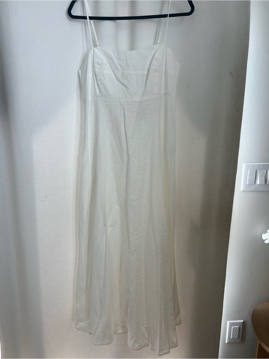 Showpo. Dresses & Skirts - Showpo White Midi Dress with Spaghetti Straps